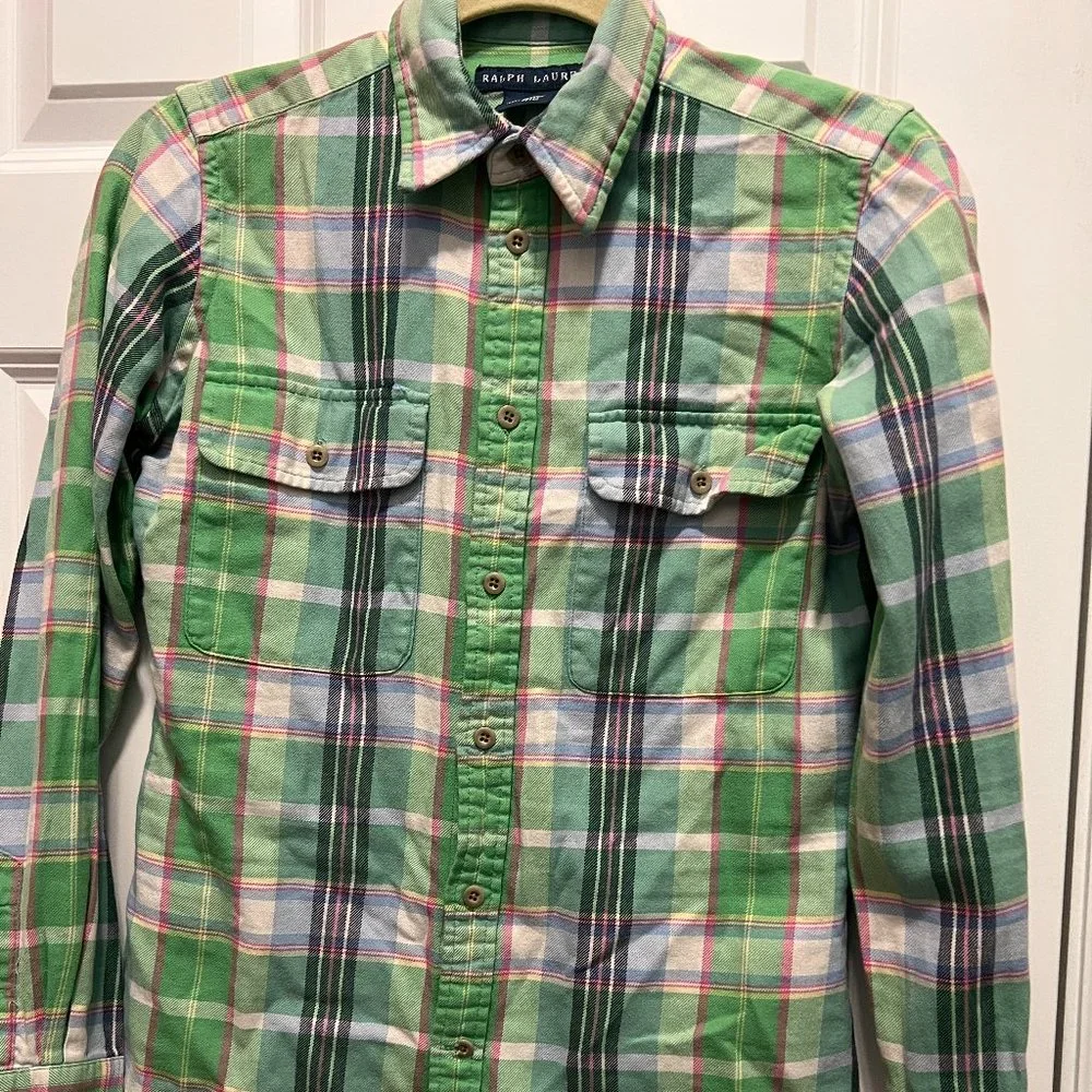 Ralph Lauren Size 4 plaid shirt
